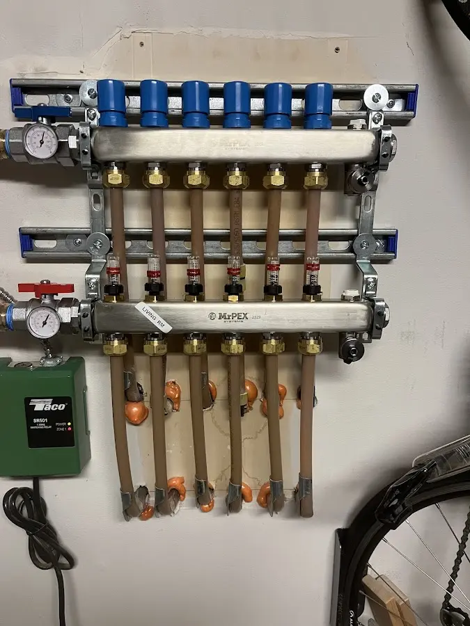 Plumber performing Gas Leak Detection at a residential property in Beatrice